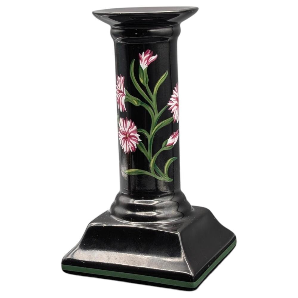 Tiffany & Co Porcelain Candlestick Mrs. Delany's Flowers Sybil Connolly Japan‎